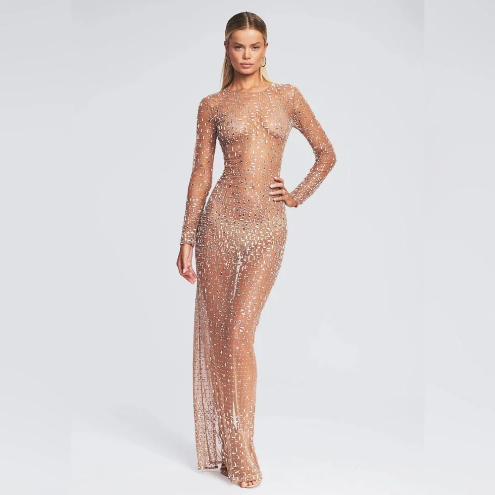 NUDE VINCI SEQUIN DRESS from REVOLVE - Picture 2 of 8
